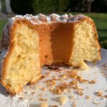 Bild eines aufgeschnittenen Zitronenkuchens